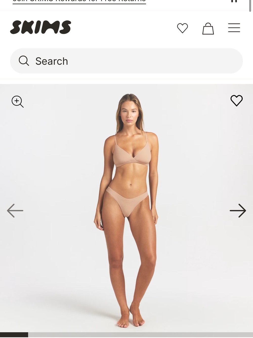 SKIMS FITS EVERYBODY Crossover Bralette